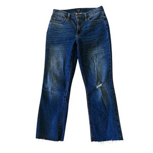 J. Crew Mid-Rise Flare Crop Jean, 27